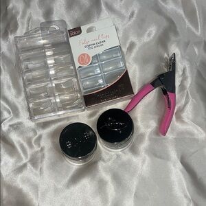 Tip Sets, Nail Clipper and 2 SNS dipping powders